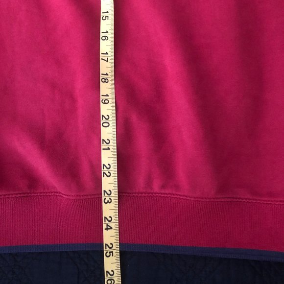 Vintage M&C Sport Mens L Sweatshirt Top Notch Fisherman Red Blue Embroidered - Picture 4 of 10